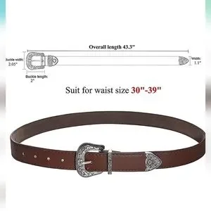 Accessories | 2 New Pu Leather Western Belts 339 I Have Many  display picture 2